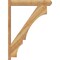 Ekena Millwork Balboa Craftsman Rough Sawn Outlooker, Western Red Cedar, 6"W x 34"D x 46"H OUT06X34X46BOA04RWR - alternate 2